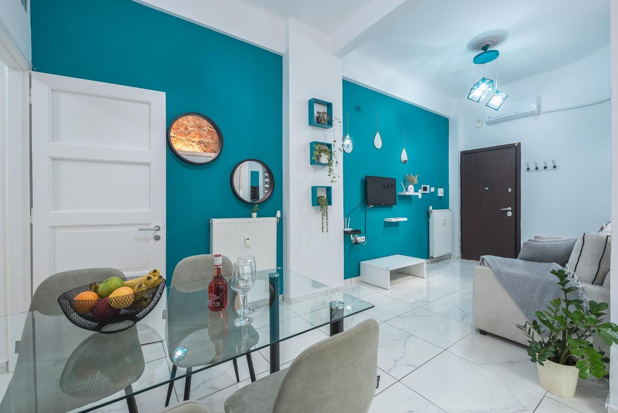 Contemporary Apartment 200M From Acropolis 100Mbps Netflix Athena Bagian luar foto