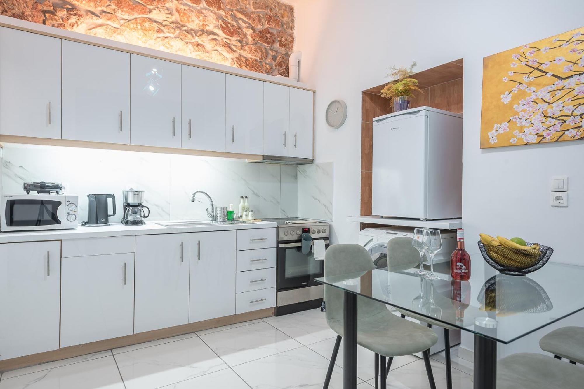 Contemporary Apartment 200M From Acropolis 100Mbps Netflix Athena Bagian luar foto
