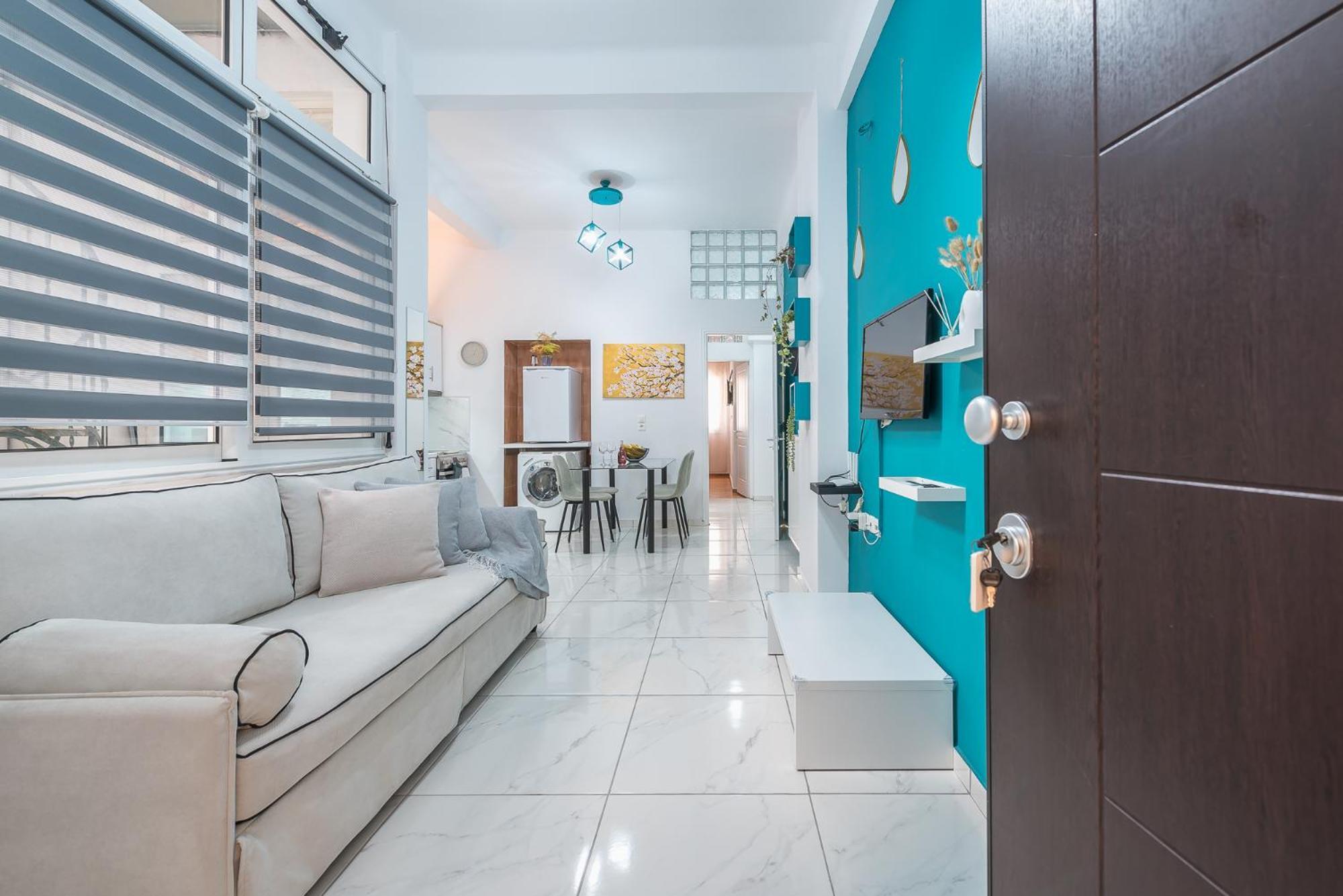 Contemporary Apartment 200M From Acropolis 100Mbps Netflix Athena Bagian luar foto