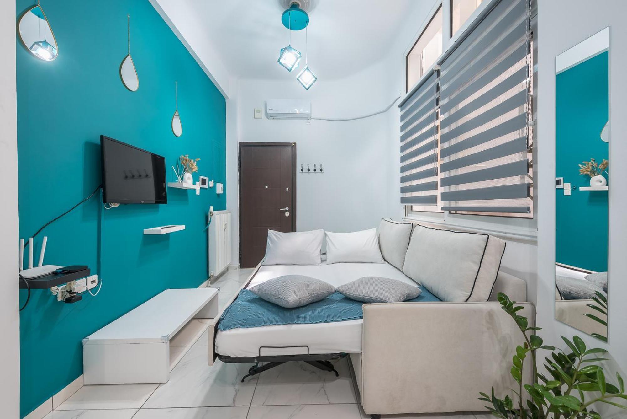 Contemporary Apartment 200M From Acropolis 100Mbps Netflix Athena Bagian luar foto