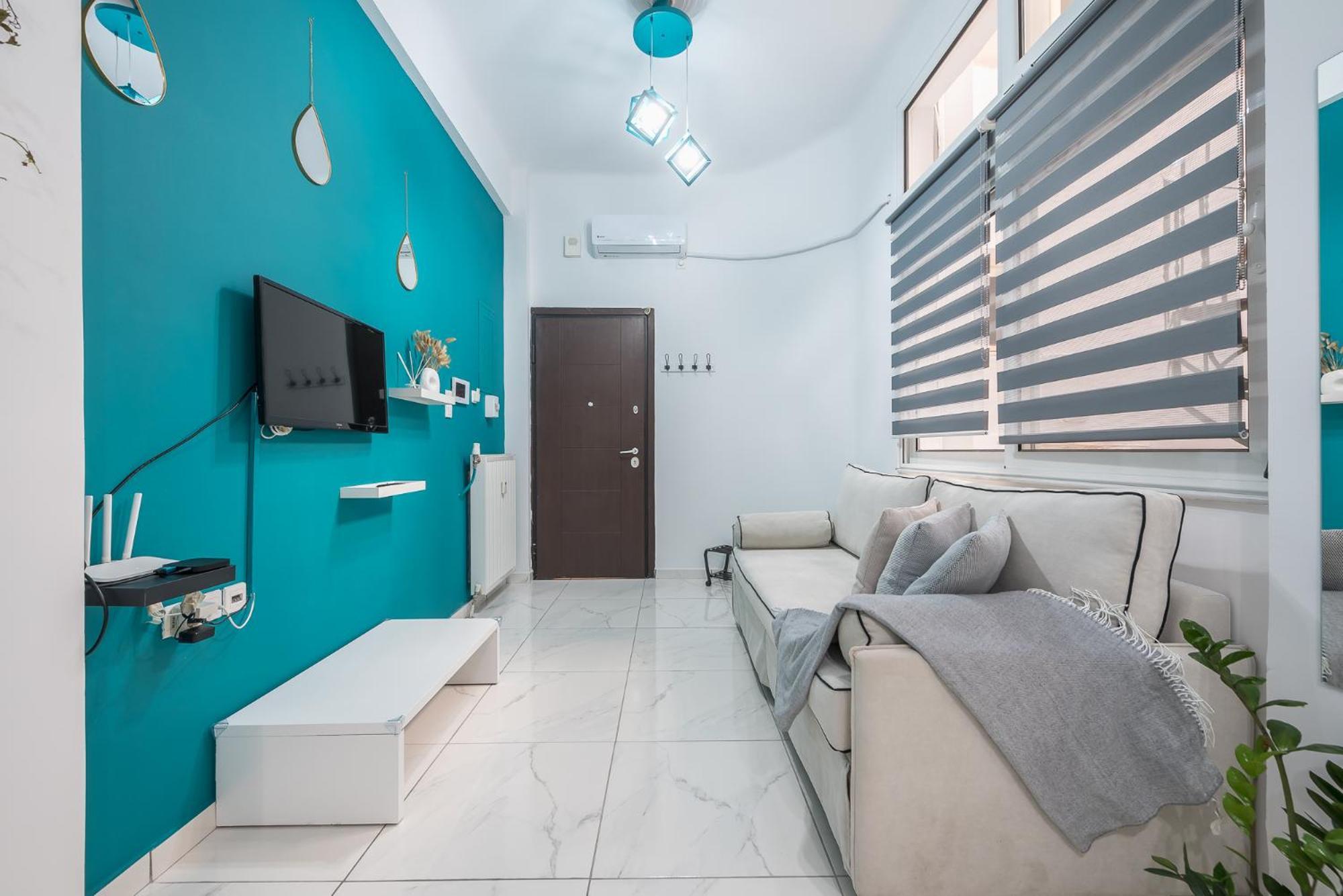 Contemporary Apartment 200M From Acropolis 100Mbps Netflix Athena Bagian luar foto