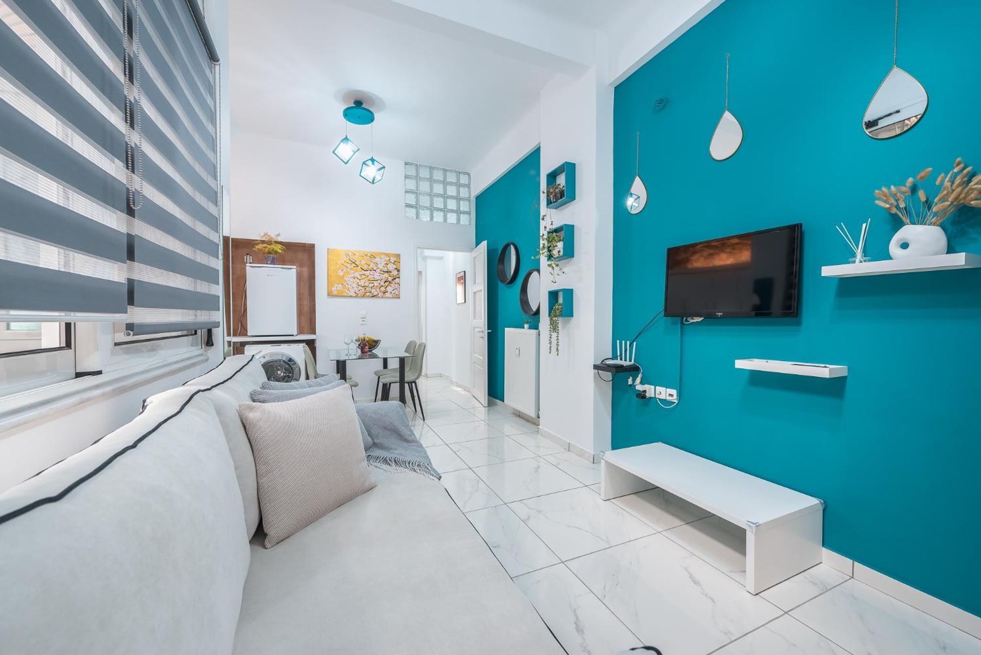 Contemporary Apartment 200M From Acropolis 100Mbps Netflix Athena Bagian luar foto