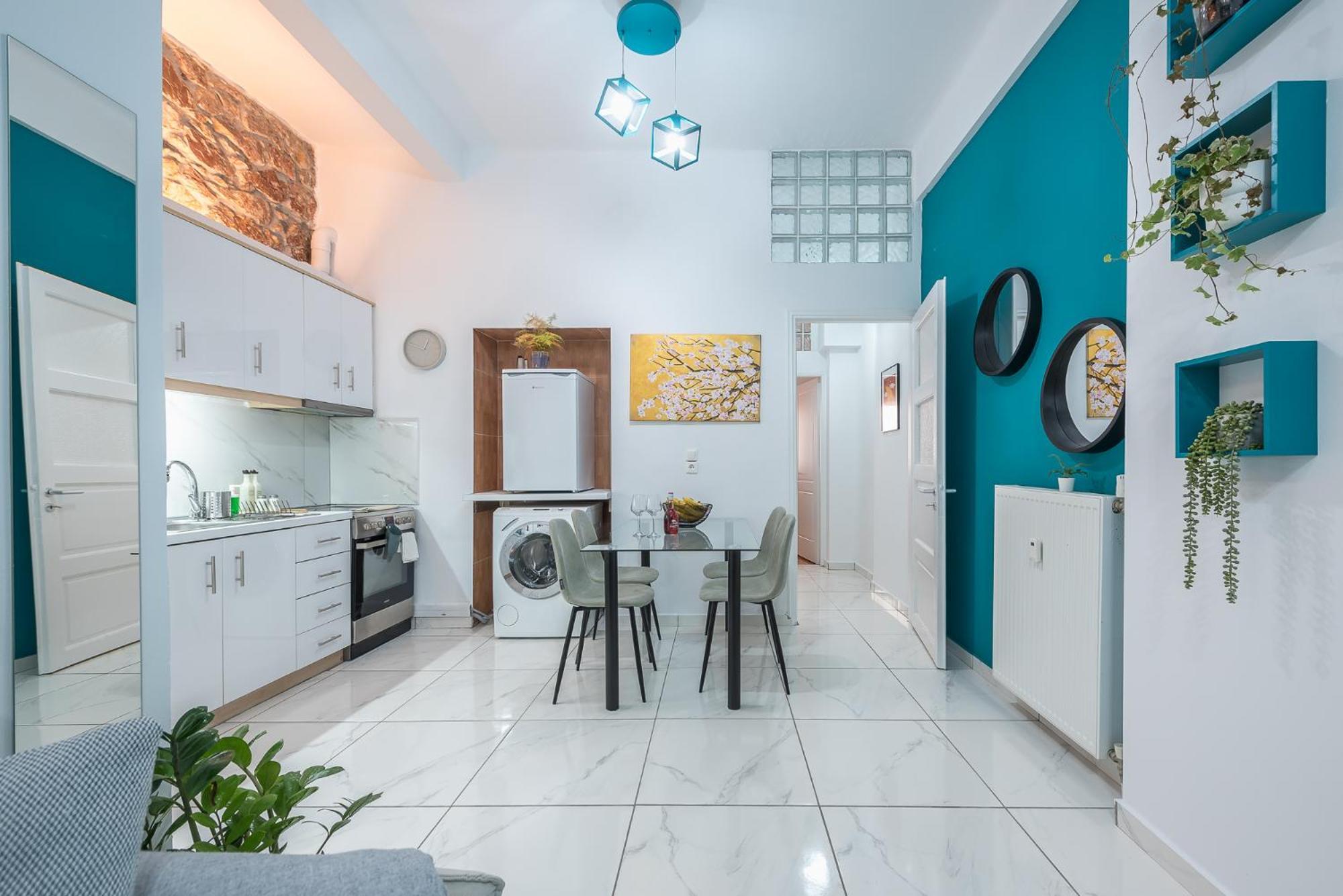 Contemporary Apartment 200M From Acropolis 100Mbps Netflix Athena Bagian luar foto