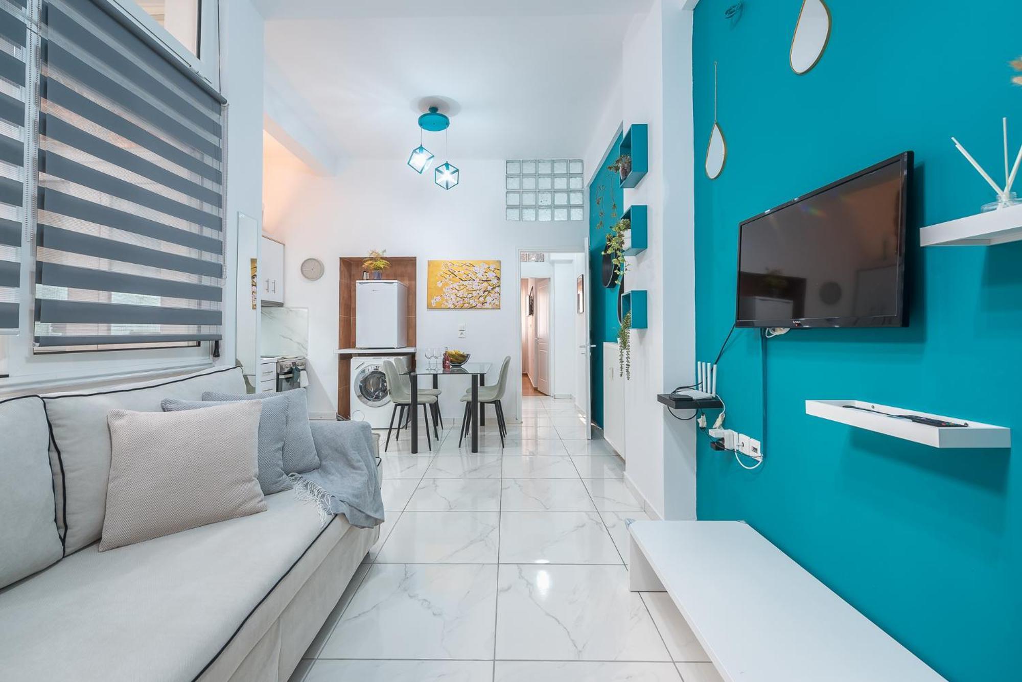Contemporary Apartment 200M From Acropolis 100Mbps Netflix Athena Bagian luar foto