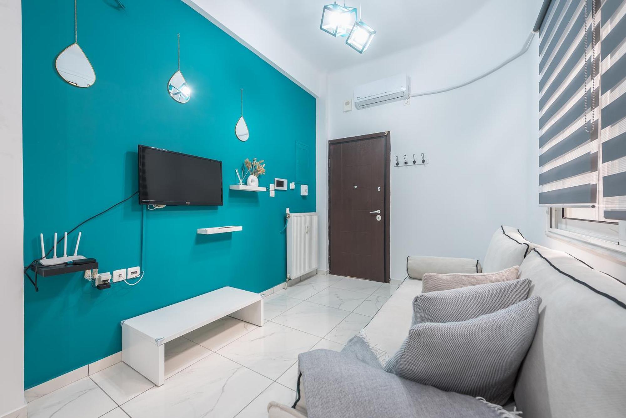 Contemporary Apartment 200M From Acropolis 100Mbps Netflix Athena Bagian luar foto