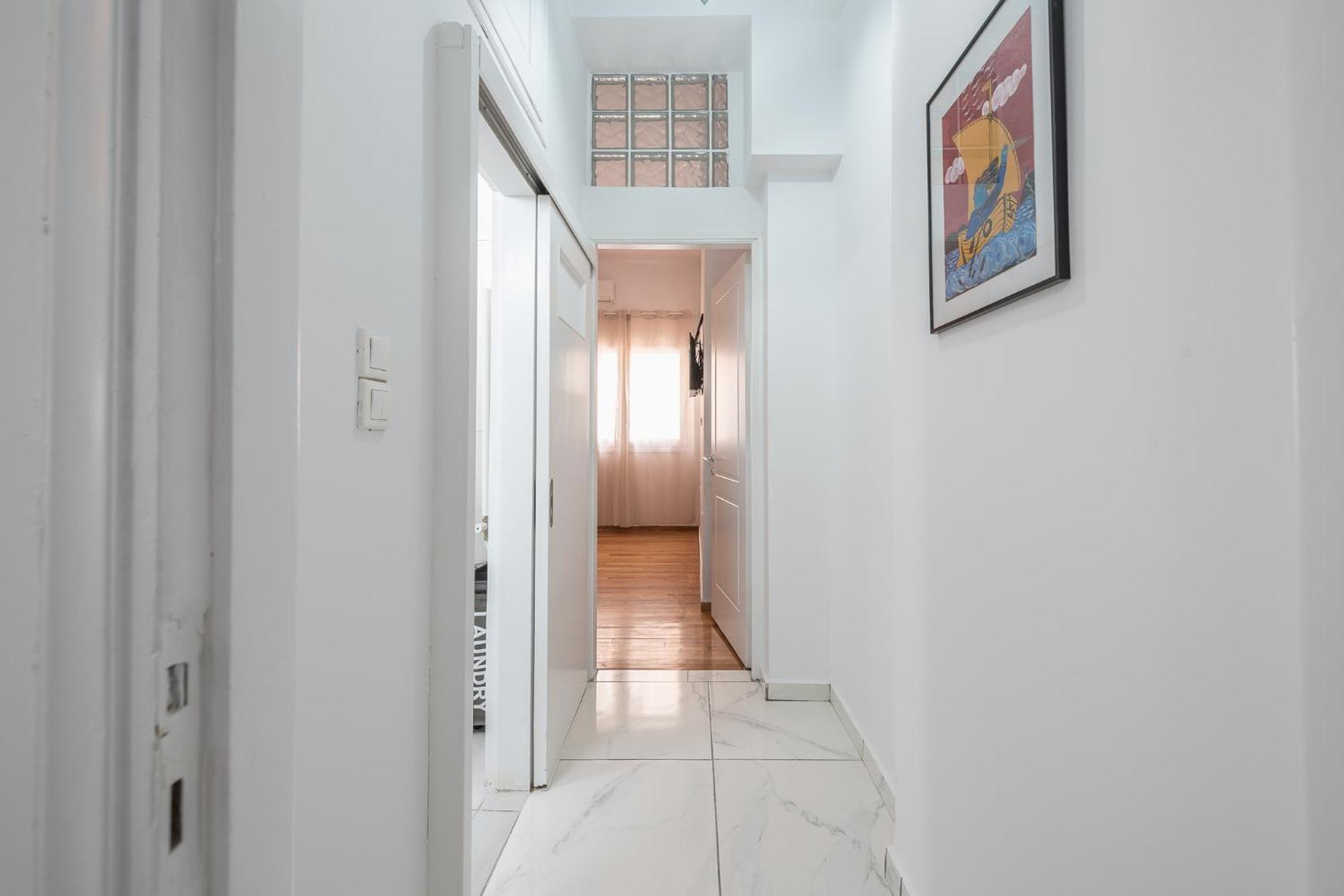 Contemporary Apartment 200M From Acropolis 100Mbps Netflix Athena Bagian luar foto
