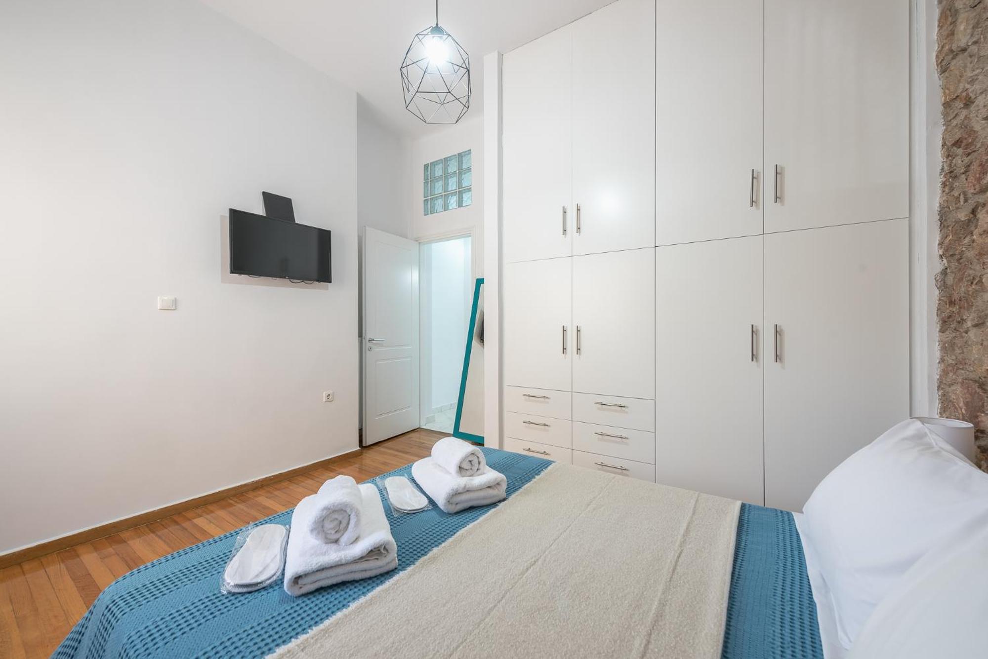 Contemporary Apartment 200M From Acropolis 100Mbps Netflix Athena Bagian luar foto