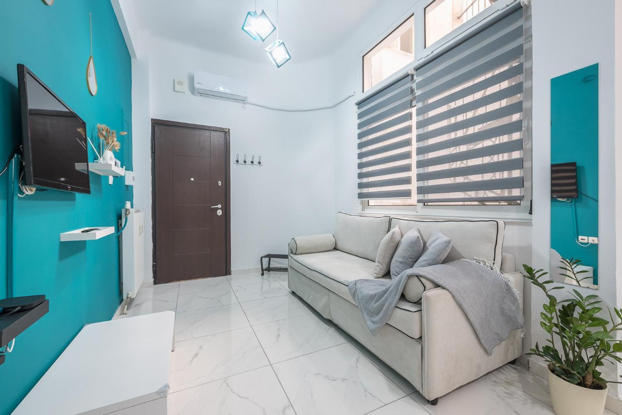 Contemporary Apartment 200M From Acropolis 100Mbps Netflix Athena Bagian luar foto
