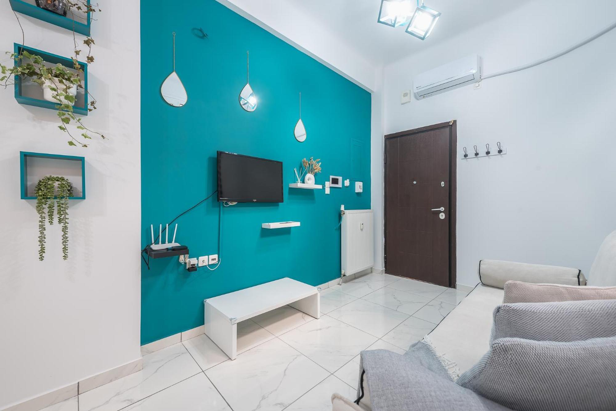 Contemporary Apartment 200M From Acropolis 100Mbps Netflix Athena Bagian luar foto